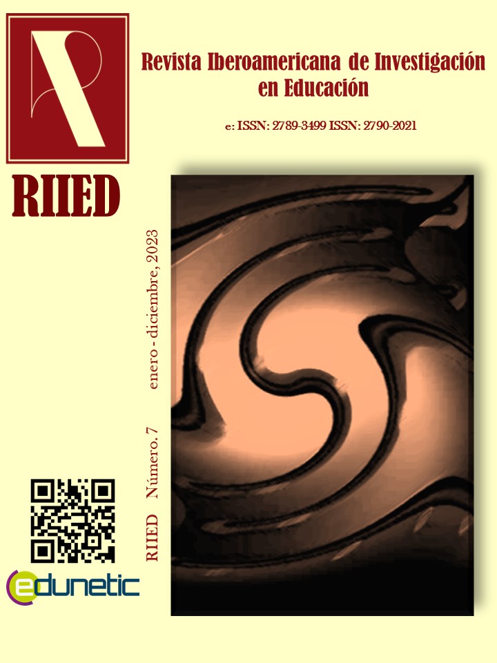 					Ver Núm. 7 (2023): Revista Iberoamericana de Investigación en Educación
				